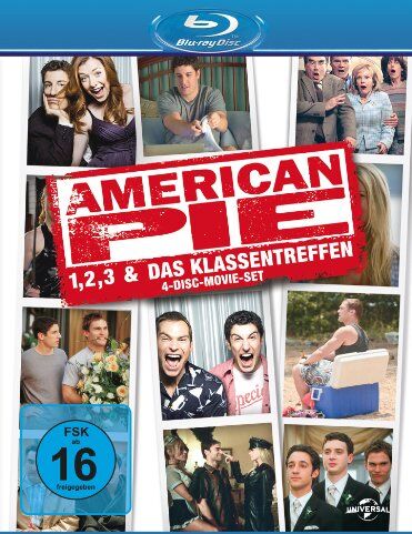 Jason Biggs - American Pie 1, 2, 3 & Das Klassentreffen [Blu-ray] [Limited Edition] [4 Blu-rays] - Preis vom 05.10.2026 03:47:11 h