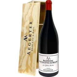 Jéroboam Hautes Côtes de Beaune  Les Belles Roches  2025 -  Aegerter en Holzkiste