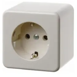 Berker 40009950 Steckdose SCHUKO Aufputz weiß