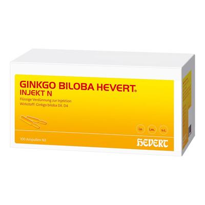 Ginkgo Biloba Hevert injekt N Ampullen 100x2 ml