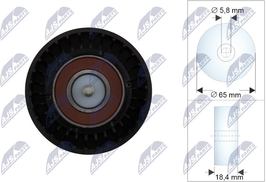 Nty Spannrolle, Keilriemen Rnkfr072 Für Ford