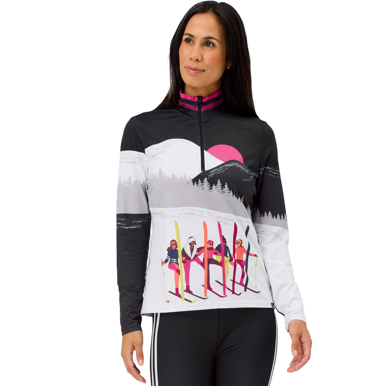 Krimson Klover Damen Skishirt AMICHE black - S