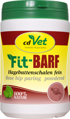 cdVet Naturprodukte GmbH FIT-BARF Hagebuttenschalen fein Pulver f.Hunde 500 g 01303205