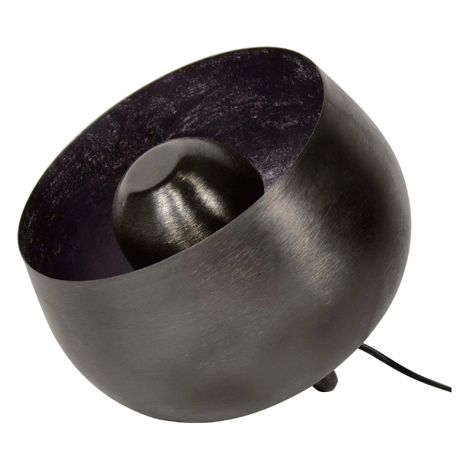 Nest of Nora Nelma Tafellamp - Industrieel - Zwart Nikkel - Ø28 cm