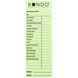 Rondo Bedienungsblöcke10 Stück á 100 Blatt - Grün