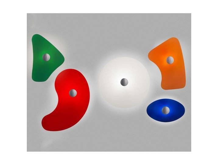 Bit 2/Orbital 2 Glasschirm Blau - Foscarini