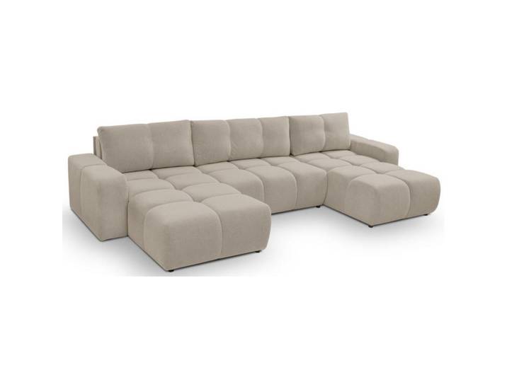 Sepro Meble Ecksofa Dunkelbeige Curio 11 Mit Schlaffunktion, Beige, 359x177 cm, Wohnzimmer, Sofas & Couches, Wohnlandschaften, Ecksofas