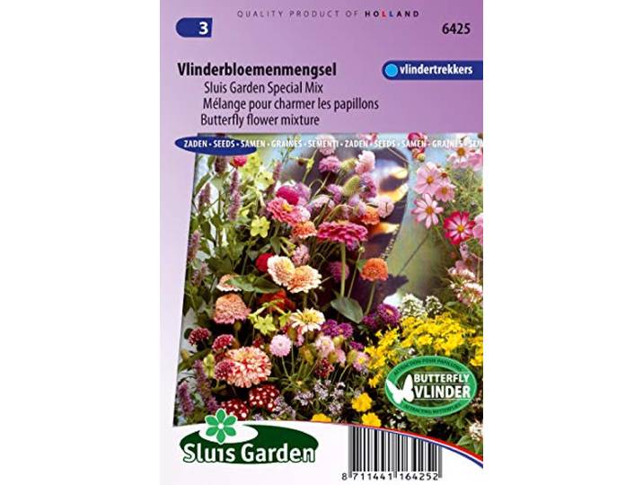 Mengsel vlinder bloem zaden