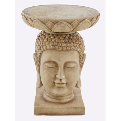Beistelltisch HEINE HOME, beige (natur), B:39cm H:47,5cm T:39cm, Tische, Beistelltisch