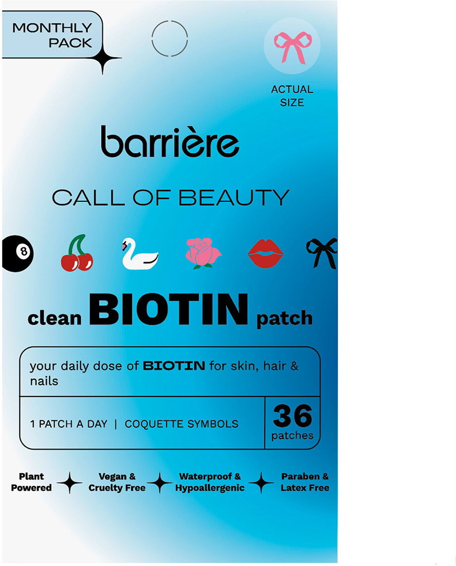 36 Stück barrière CALL OF BEAUTY Biotin Patch Coquette Symbols