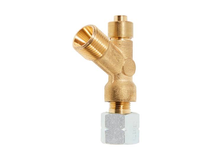 CFH Schlauchbruchsicherung Metall 12 × 7 × 3 cm