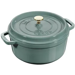 Staub Cocotte, Pfanne + Kochtopf, Grün