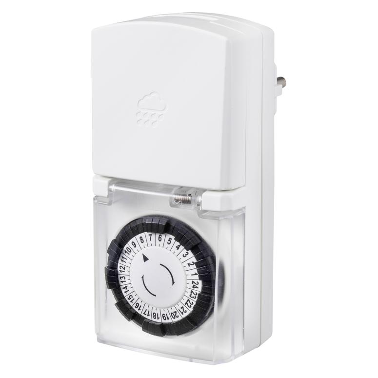 Sygonix SY-5042670 Steckdosen-Timer analog Tagesprogramm 3680 W IP44 (SY-5042670)
