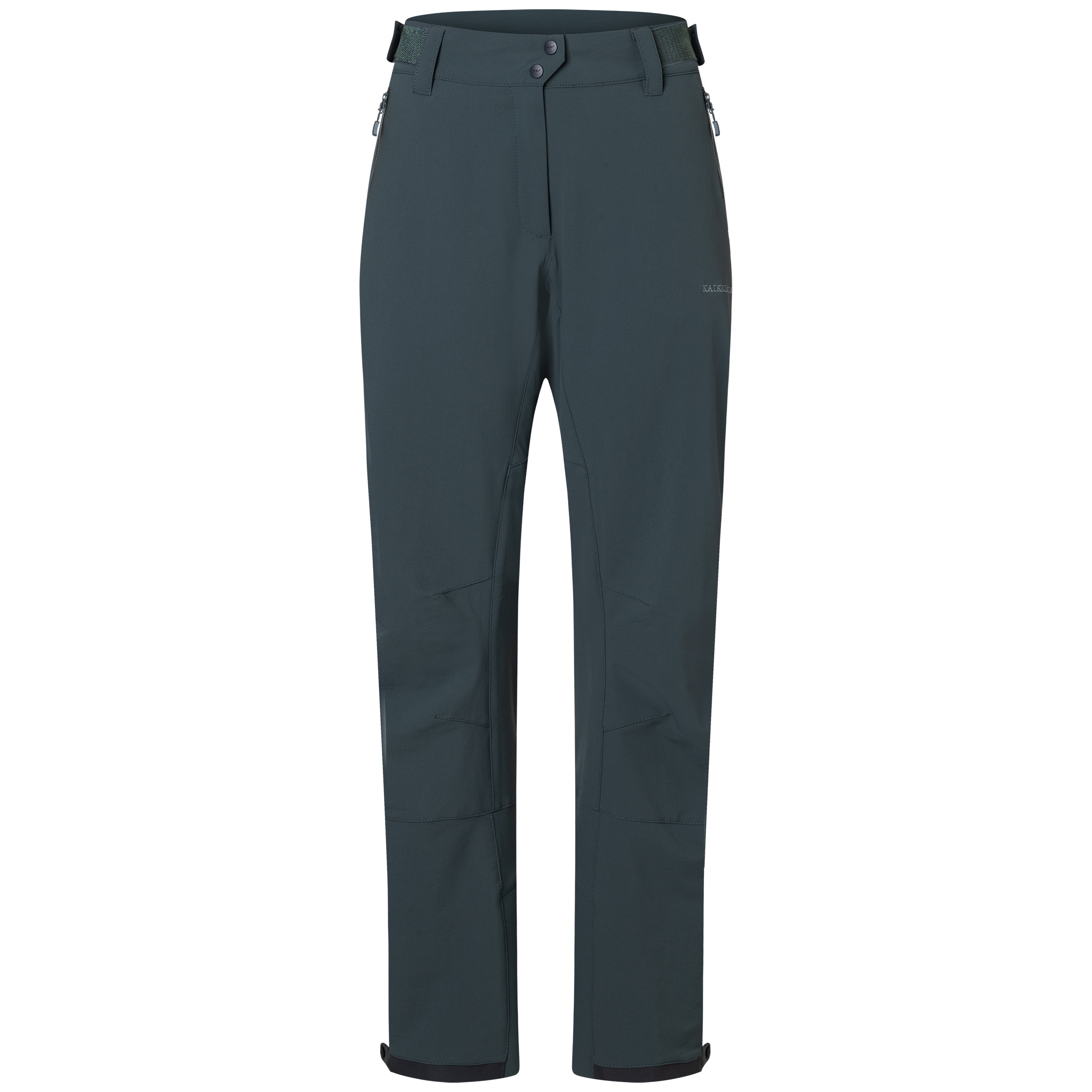 Bergzeit Basics Kaikkialla Varkaus Hose Damen Softshellhose gruen Größe XS Trekking Windabweisend Wasserabweisend