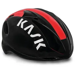 KASK Infinity Rennradhelm mit verstellbarer Belüftung, Größe M, schwarz/rot