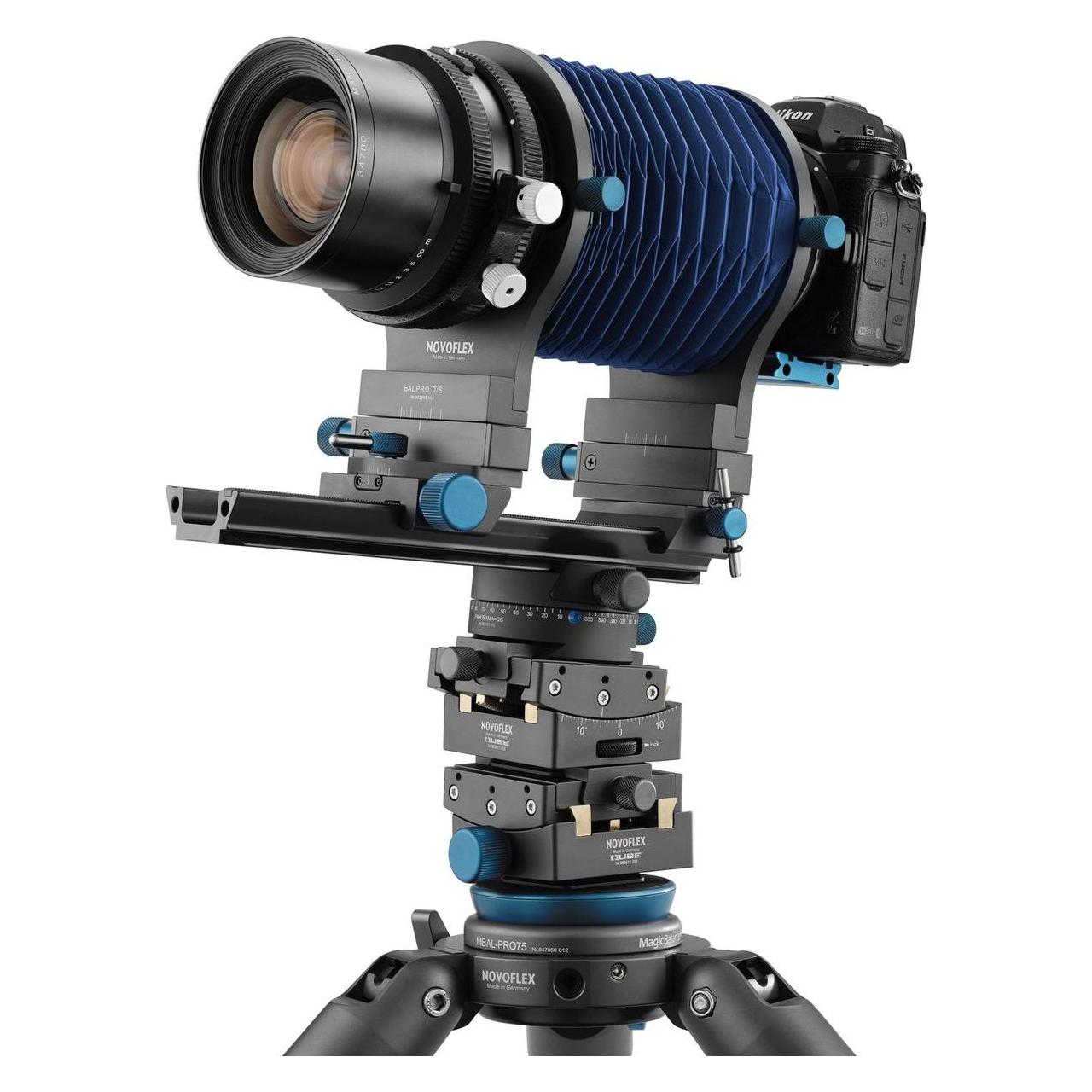Novoflex Modularer Goniometerkopf Pro Kit (Getriebeneiger, Panoramakopf) (4110100673)