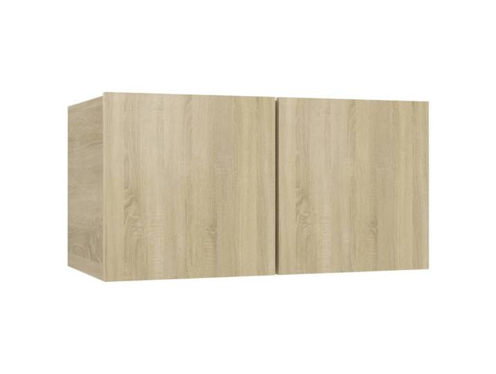 Meuble tv multimédia étagère 60 x 30 x 30 cm marron