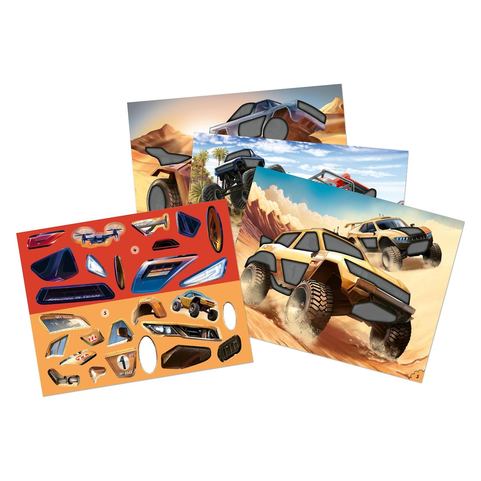 Depesche DINO World Action World Sticker Fun Monster Cars (200 Sticker) (0414206)