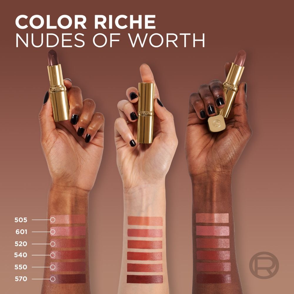 L'Oréal Paris Color Riche Nudes of Worth Nude Satin Lipstick 4,7mL 570 Worth It Intense