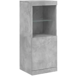 Helloshop26 - Buffet Sideboard Kommode Kleiderschrank Aufbewahrungsmöbel Organizer für Küche Wohnzimmer Lounge mit LED-Beleuchtung 02_0029996