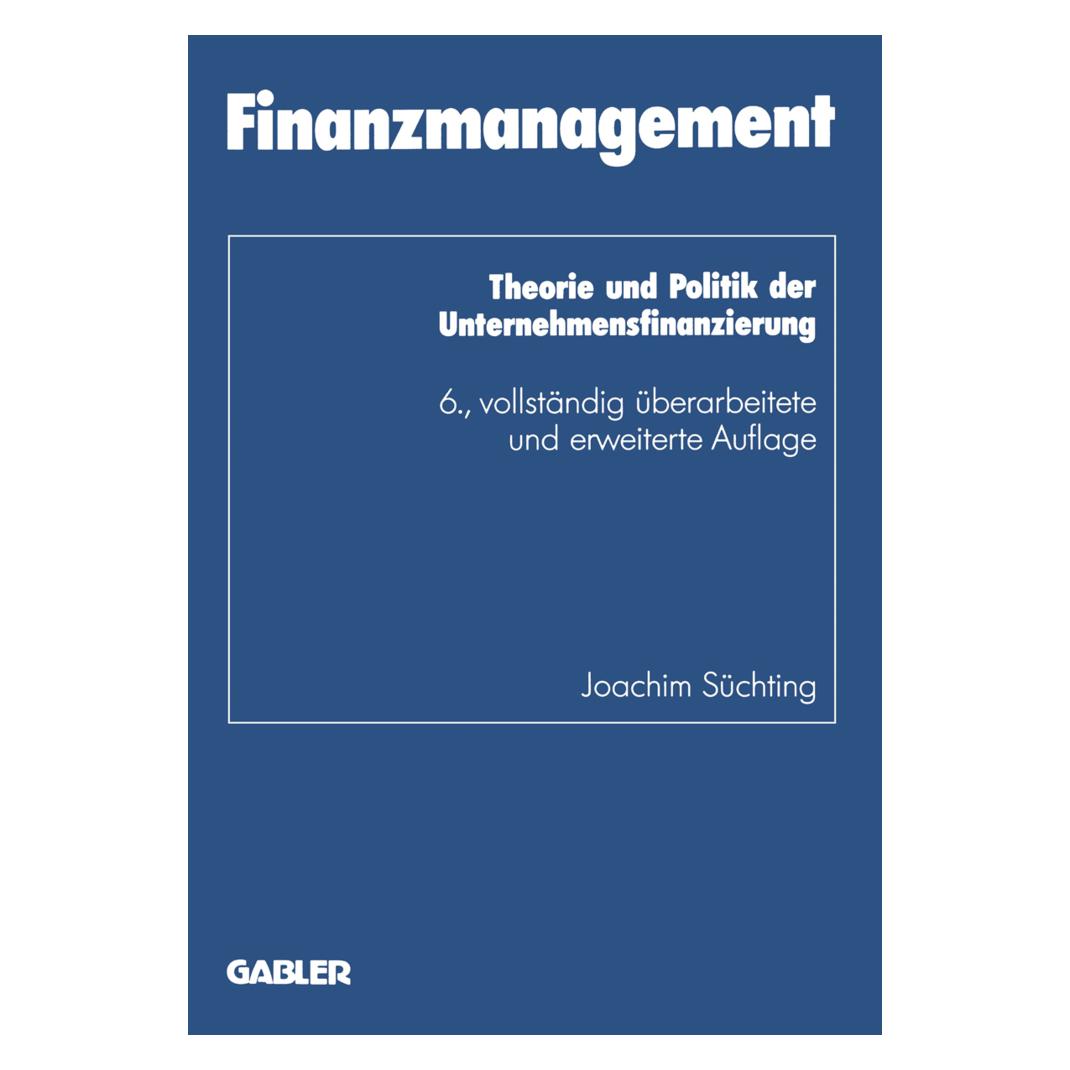 Gabler Finanzmanagement (Deutsch, Softcover, Joachim Süchting) (7254365)