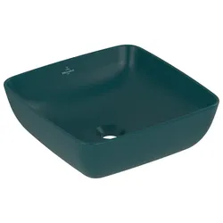 Villeroy & Boch Aufsatzwaschbecken Artis 417841 410x 410mm Quadrat ohne Überlauf Teal CeramicPlus 417841TE