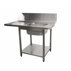 SARO Zulauftisch für Spülmaschine rechts, 1 Becken, 1200 mm
