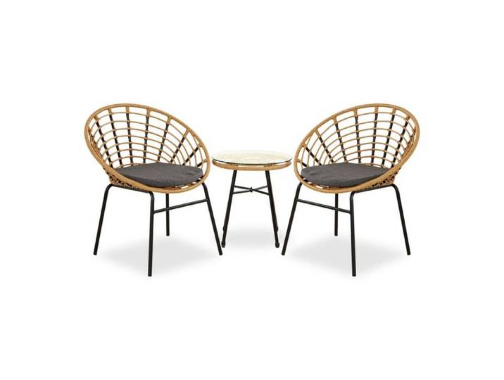 Ensemble salon de jardin Table et 2 chaises bistro