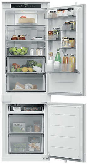 Frigorífico combi integrable - Candy CNBQT3518E, Total No Frost, 177.3 cm, 251 l, Sin Panelar