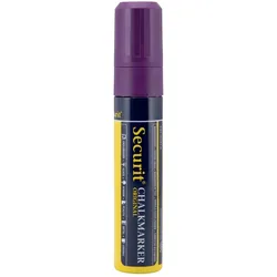 Securit® Flüssigkreidestift - Violett - Rechteckige Spitze 7-15mm