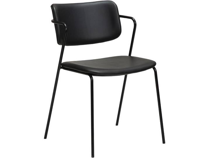 DAN-FORM Stuhl 2er-Set Zed black Kunstleder