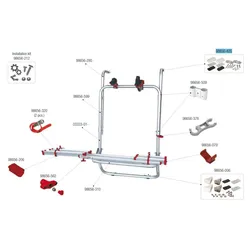 Fiamma Halterungskit oben passend für Carry Bike 200 DB - Fiamma Ersatzteilnummer 98656-420