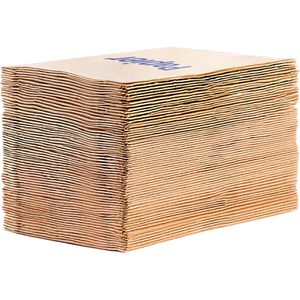 Böttcher-AG Müllsäcke Aufdruck Papier, 120 Liter, Bio-Papiersäcke, braun, 75 Stück