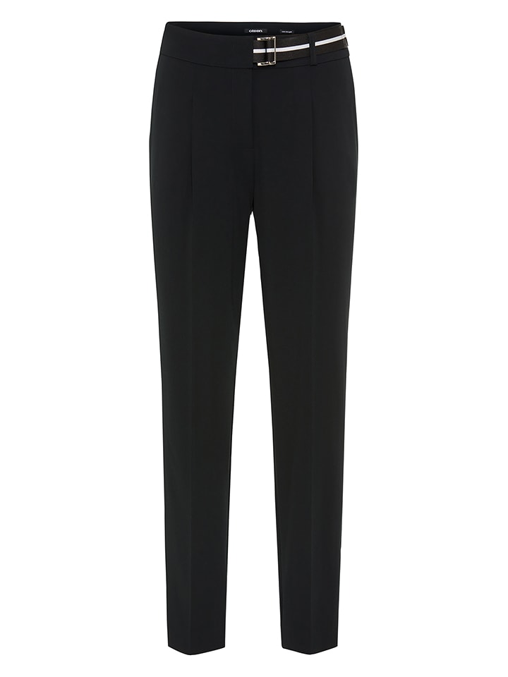 Olsen Stoffhose in Schwarz - 40