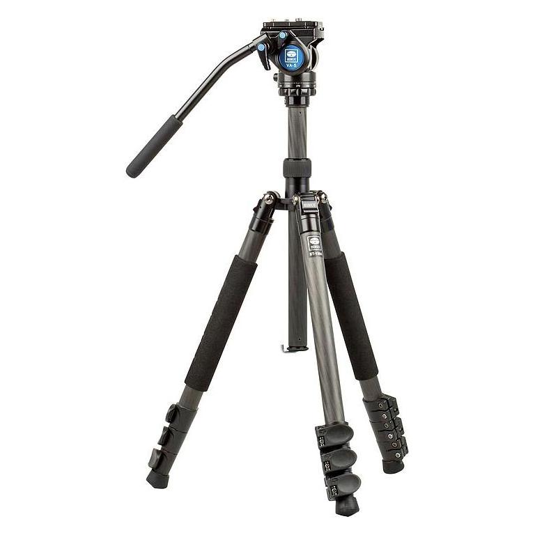 Sirui ET-1204+VA5 Traveler Stativ Carbon mit Videoneiger (Carbon) (780394)