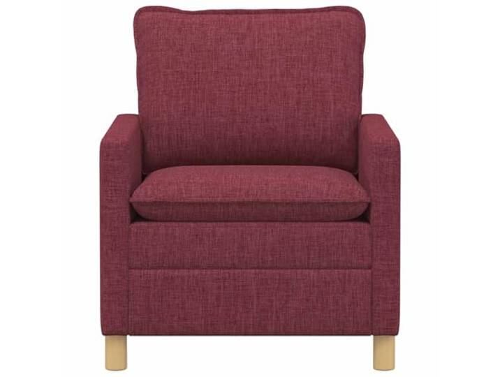 KTHLBRH Weinrotes Sofa 76 x 81 x 87,5 cm Stoff Metallgestell, abnehmbare Bezüge, extra dicke Kissen, pflegeleicht