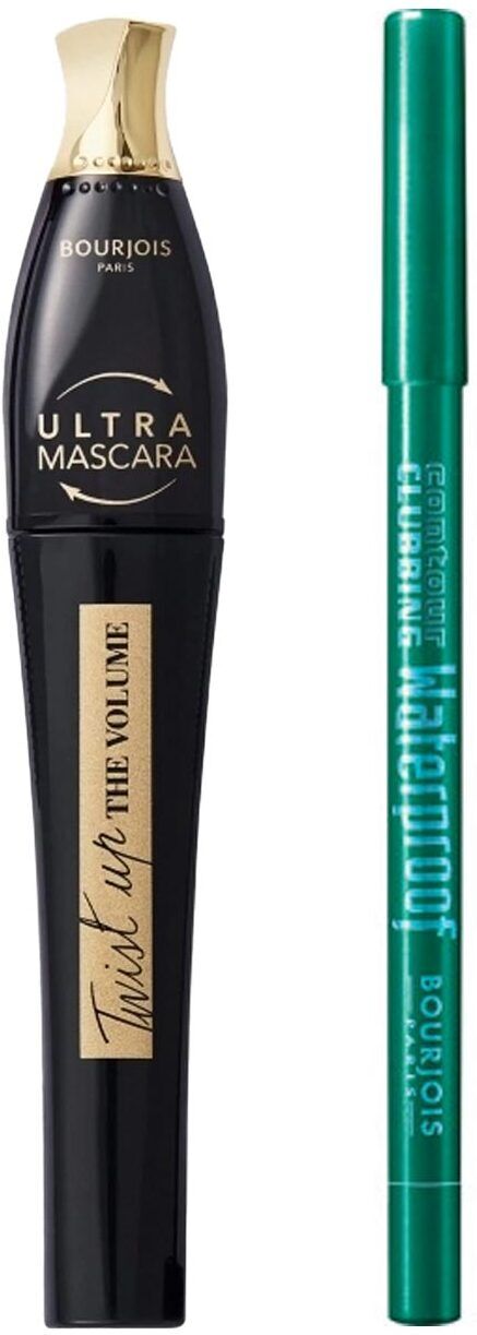 Bourjois Paris Twist Up Mascara + Contour Clubbing Eyeliner Set