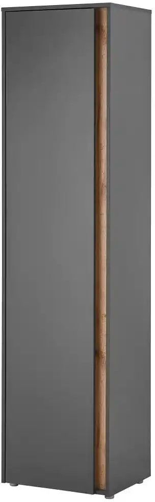 Höffner Garderobenschrank   ¦ grau ¦ Maße (cm): B: 50 H: 200