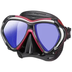 Tusa Tauchmaske Paragon - Schwarz Rot