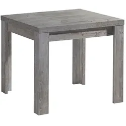 Mäusbacher Esstisch mit Auszug Monaco 80/136 x 80 cm Dekor Grau Betonoptik