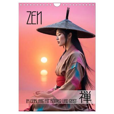 Zen - im Einklang mit Körper und Geist (Wandkalender 2027 DIN A4 hoch), CALVENDO Monatskalender