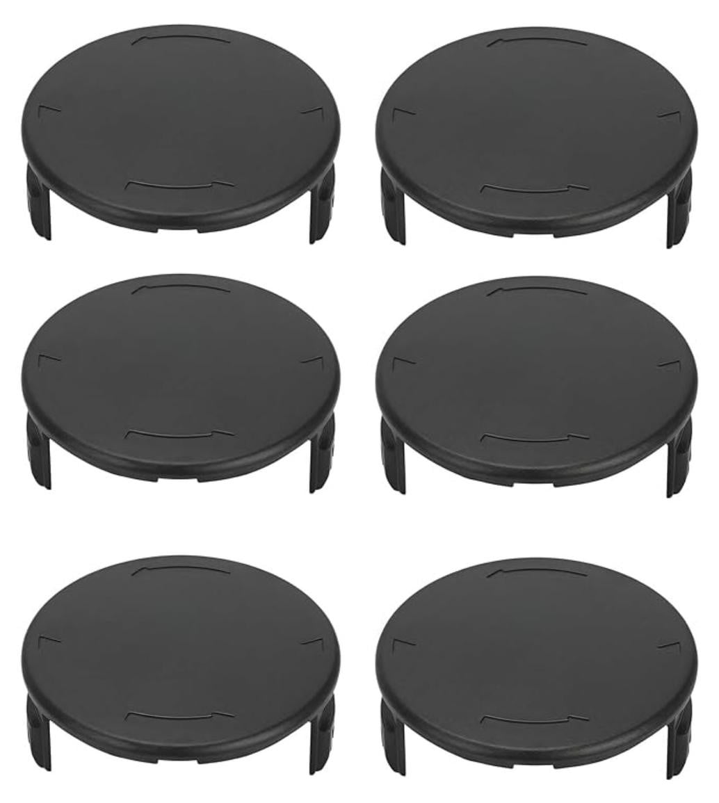 Parkside spoeldeksel trimmer 6-pack ABS vervangende doppen compatibel met Parkside PRT 550 en PRTA 20-LI-serie