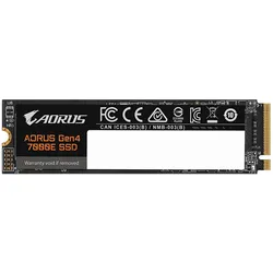 Gigabyte AORUS Gen4 7000E SSD 1TB NVMe M.2 (1000 GB, M.2, M.2 2280), SSD