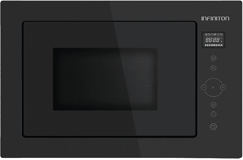 Microondas integrable - Infiniton IMW-GBK25, 900W, 25 l, Encastrable, Negro