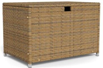 Tortuga Outdoor Stonewick Tree Bark Outdoor Wicker Medium Storage Box