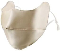USA Free Shipping Shop SilkShield UPF50+ Mulberry Silk UV Protection Face Mask For Women gold