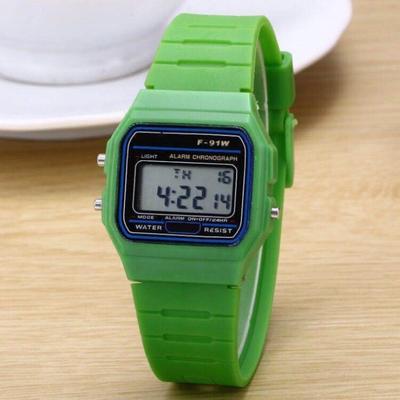 Perfect Picks Market Luxury Digital Watch For Men With LED Display & Water Resistant Business Style plastic green