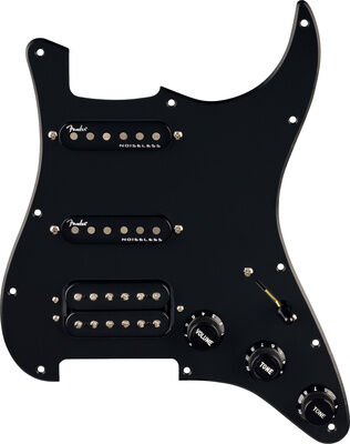 Fender Pre Wired Pickguard HSS BK