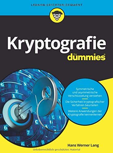 Lang, Hans Werner - Kryptografie für Dummies - Preis vom 09.10.2026 07:28:09 h