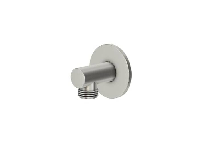 Steinberg 100-serie douche-aansluitbocht, G1/2, rond, 1001660BN, Kleur: Brushed Nickel